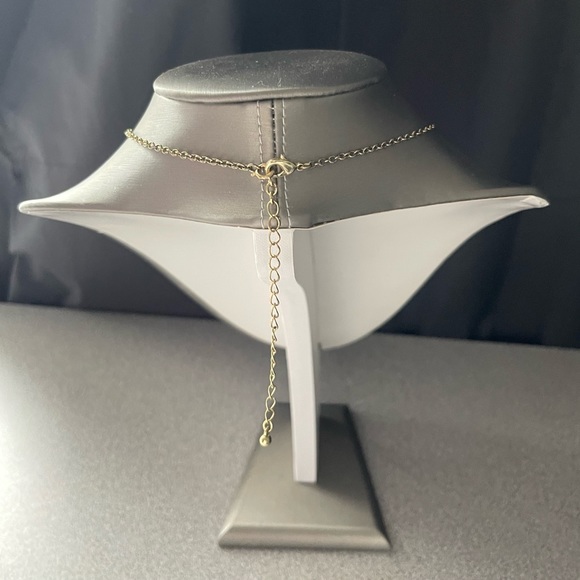 Vintage NRT CZ Gold Toned Necklace - Picture 5 of 7